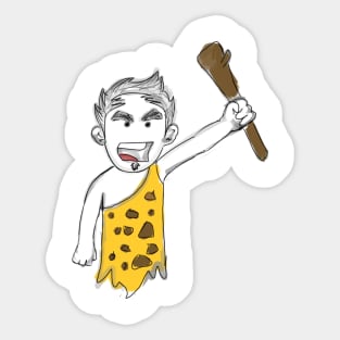 Caveman Sticker